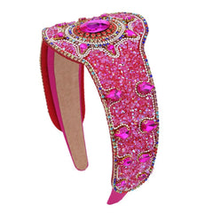 Baroque Palace Style Heavy Industries Full Diamond Hair Hoops Female