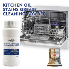 Oil Cleaning Powder, Kitchen Range Hood Stove Oil Rust Dirt Cleaning Powder