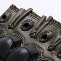 Tactical half-finger gloves men's soft shell protective microfiber special forces military fans sports cycling outdoor