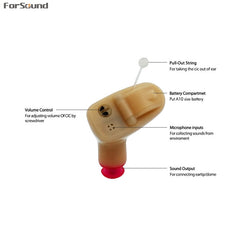 AST Style Best Quality Mini CIC Hearing Aid Invisible Hearing Aids Sound Amplifier  Good as Siemens Resound Phonak Hearing Aid