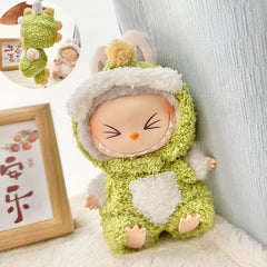Clothing] Labubu Clothes with PVC Face Pendant, Labubu Sitting Party Series Doll Clothing