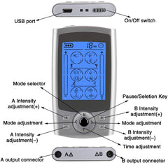 24 Mode Physiotherapy Instrument Tens Intelligent Pulse Full Body Massage Charging Meridian Massager