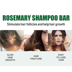 Rosemary Dense Hair Shampoo Soap To Remove Dandruff, Nourish Hair, Moisten Hair, Nourish Scalp And Improve Frizz