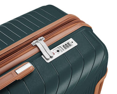 Luggage set of 4 pieces (14/20/24/28) with 4 360 degree silent rotating wheels made of PP material and durable TSA lock