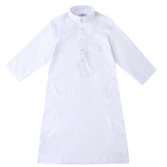 Middle Eastern teenage boy robe
