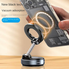 Magnetic Car Mount Vacuum Suction Cup Holder for Navigation Black Technology Product