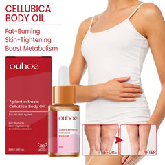 Herbal Body Oil, Firming Skin Shape Body Moisturizing Massage Oil