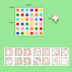 Color block capture puzzle children's early education color cognition building block assembly toy