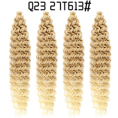 African crochet hair wig Deep Wave hair Latin American curly braided hair fluffy
