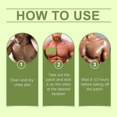 Men's Breast Care Adhesive Firming Skin To Lift Contour Men's Chest Care Shaping Adhesive