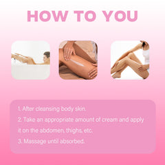 Anti Cellulite Moisturize Cream, Tighten The Thighs, Belly In Shaping Curve Shape Moisturizing Body Cream