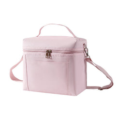 Women's lunch bag. Light, insulated, leak - proof, waterproof. Adjustable strap, reusable, for work, picnic, travel.