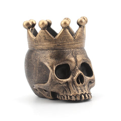 New resin crown skull candlestick candle base