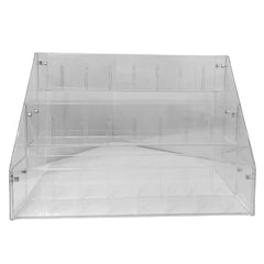 Spacious 3-Layer Display Shelf for Labubu Dolls and Handmade Blind Boxes, Stepped Transparent Acrylic Storage Solution