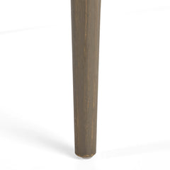 Outdoor Square Acacia Wood Table with Straight Legs, Gray