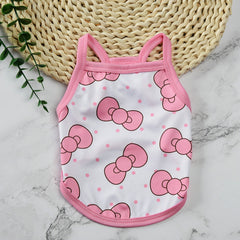 Pet supplies pet clothes cute fruit camisoles tank tops breathable pet sunscreen mosquito and insect repellent products