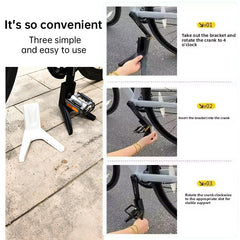 Pedal, practical frame, road bike support, bike rear parking rack, mountain bike side frame support