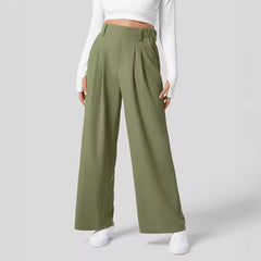 Hanging high waist wide leg versatile casual loose pants
