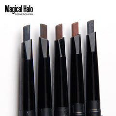 Makeup 5 Color Automatic Eyebrow Pencil Double Head Rotating Waterproof Makeup-Free Free-Shaving Eyebrow Pencil
