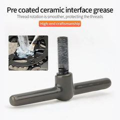 Universal Bike Chain Breaker v3.8: Cuts pins, removes links. For single - 12 speed MTB, road bikes. Repair tool.