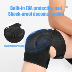 Running basketball cushioning decompression breathable comfortable Velcro sports collision protection leg protection knee protection ﻿