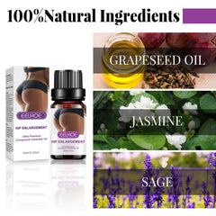 Butt Lift Essential Oil, Firming Butt Lift Body Shaping Massage Essential Oil