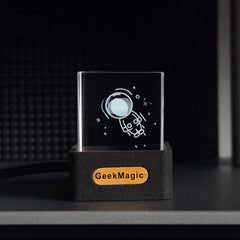 New Trend Mini Transparent WiFi Weather Clock Creative Gift Desktop Decoration Display