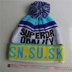 NEW Skiing Hats for Christmas  Women Warm Winter Knitting Skating Skull Cap Hat Beanies Turtleneck Caps Ski Cap Snowboard Hat