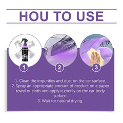 Car Coating Protective Spray Anti-Scratch Enhanced Gloss Paint Coating Spray Car Paint Maintenance