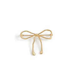 Bow brooch women's decorative brooch cross-border niche lava bow versatile pin accessory
