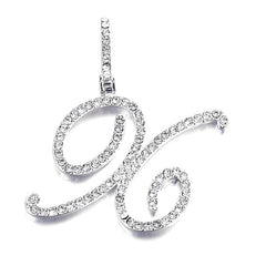 Hip hop accessories grass letter pendant melon seed buckle Cuban chain accessory