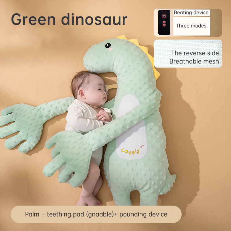 Babycare Soothing Sleep Aid: Anti-Moros Reflex Pillow and Patting Toy