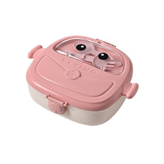 Fashion children's student portable lunch box camping picnic lunch box Peter Pan shape compartment lunch box