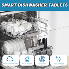 Dishwasher Dirt Remover Sheet, Clean Heavy Oil And Water Stains Odor Kitchen And Bath Home Dishwasher Cleaning Sheet