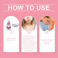 Mouth Care Beauty Mouthwash, Mint Fresh Breath, Gentle And Non-Irritating Gum Care