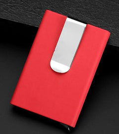 Men's Wallets Credit card holder Automatic card sets business aluminum wallet card sets cash clip holder