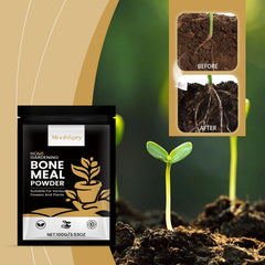 Moonspry Plant Root Powder, Garden Flower Plant Root Supplement Nutrition To Improve Soil Plant Nutrition Powder