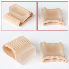 1 pair  Toe Separator Corrector Hallux Valgus Straightener Orthodontic Toe Braces Silicone Toe Foot Cover Care Tool