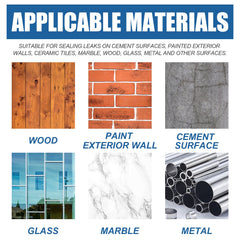 Transparent Waterproof Adhesive, Multi-functional Waterproof And Leakproof Sealing Paint For Household Kitchen And Bathroom Plumbing Roof Walls