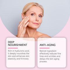 Retinol Hydrating Serum, A Delicate And Moisturizing Face Anti-Wrinkle Serum With Retinol Vitamin C