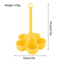 5 - Hole High - Temp Resistant Silicone Egg Cooker, Food - Grade for Making Complementary Food