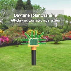 High Power Rat Repeller LED Light Source Variable Frequency Ultrasonic Snake Repeller Solar Rat Repeller