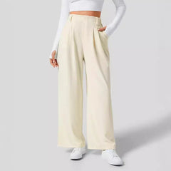 Hanging high waist wide leg versatile casual loose pants