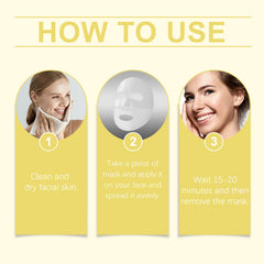 Collagen Mask Moisturizes And Nourishes Face, Softens Skin, Moisturizes, Brightens And Lightens Fine Lines Skin Care Mask