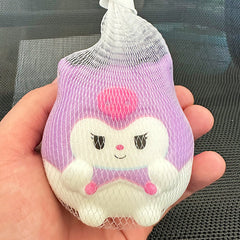Netbag Egg Boy Party Pinch Music Stress Relief Toy Slow Rebound Ventilatory Artifact Cartoon Stress Relief Student Small Gift Item