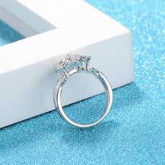 Galadriel Nenya Ring of Water Hobbit Elf Three Rings Great Rings Fashion Women Girl Jewelry High Quality Fan Gift