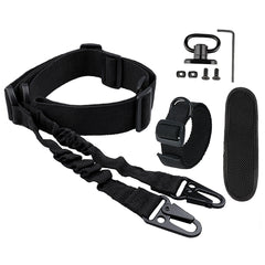 Ordinary Double Point Rope Suit CS Nylon Tactical Strap Cross Body Nylon Tactical Gun Rope