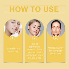 Acne-Clearing Gel, Deep Cleansing Facial Skin Brightening And Concealer Treatment Gel For Acne Reduction