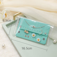 Mini Travel Jewelry Organizer Bag Clear TPU Gift Display Portable Storage Packaging Case Girl Earrings Jewellery Organizer Bags