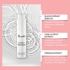Freesia Spin Perfume Spray, Women Exude Long-Lasting Charm Fresh Elegant Light Fragrance Portable Sample Perfume